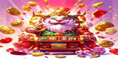 PG Soft《财神驾到》游戏画面，中国传统财神形象居中，金币与红包飞舞，喜庆红金色调老虎机游戏界面
